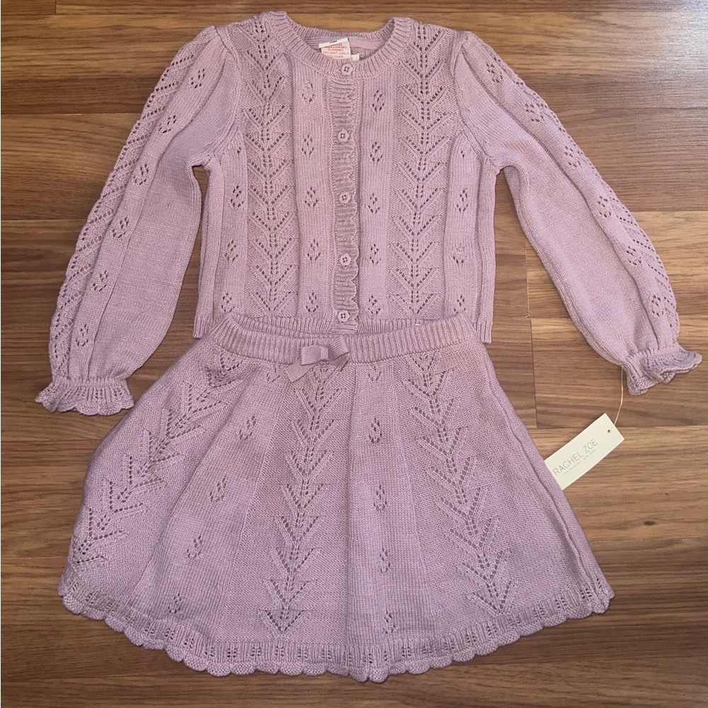 Rachel Zoe Lilac Knit Dress for Kids